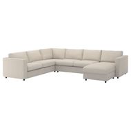 4-seat corner sofa bed and chaise longue