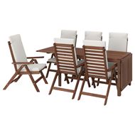 drop-leaf dining table and reclining chair set