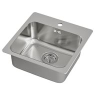 single-bowl insert sink