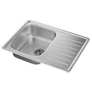 1 bowl insert sink with drainer