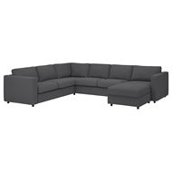 4-seat corner sofa and chaise longue