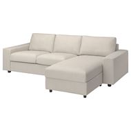 2-seat sofa and chaise longue