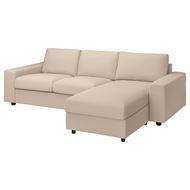 2-seat sofa and chaise longue