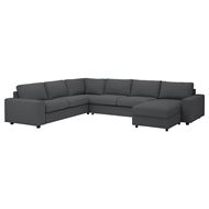 4-seat corner sofa bed and chaise longue