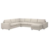 4-seat corner sofa bed and chaise longue