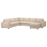 4-seat corner sofa bed and chaise longue