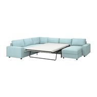 4-seat corner sofa bed and chaise longue