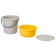 bucket set with lid