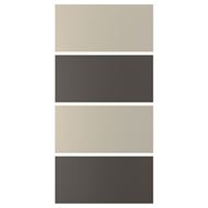 dark grey/beige