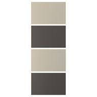 dark grey/beige