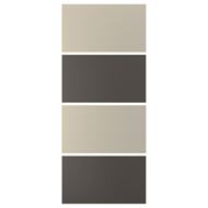 dark grey/beige