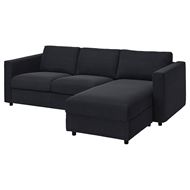 2-seat sofa and chaise longue