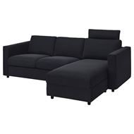 2-seat sofa and chaise longue