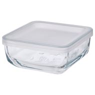 glass food container with lid