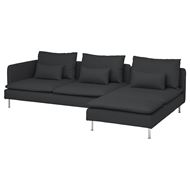 3-seat sofa and chaise longue