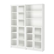 bookcase with glass door