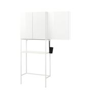 çamaşır odası ve banyo için raf kombinasyonu