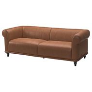 3-seat leather sofa