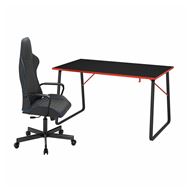 gaming desk and chair