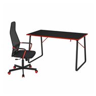 gaming desk and chair