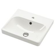 semi-recessed wash-basin