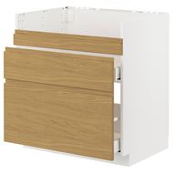 with 2 drawers and 4 drawer fronts