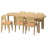 meşe kaplama-meşe rattan