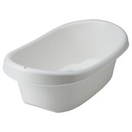 IKEA - LATTSAM, baby bath, white/turquoise, 71x43x24 cm