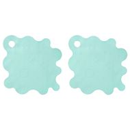 IKEA - TRAMPSJÖN, bathtub mat, light turquoise, 43x43 cm