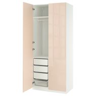 beyaz-parlak cila açık turuncu