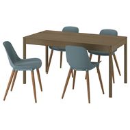 kahverengi/meşe kaplama-gri/turkuaz