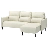 3-seat sofa with chaise longue