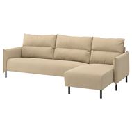 4-seat sofa with chaise longue