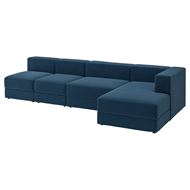 3,5-seat sofa and chaise longue