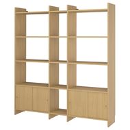 storage combination with sliding doors