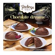 chocolate filled cake with dark chocolate mousse