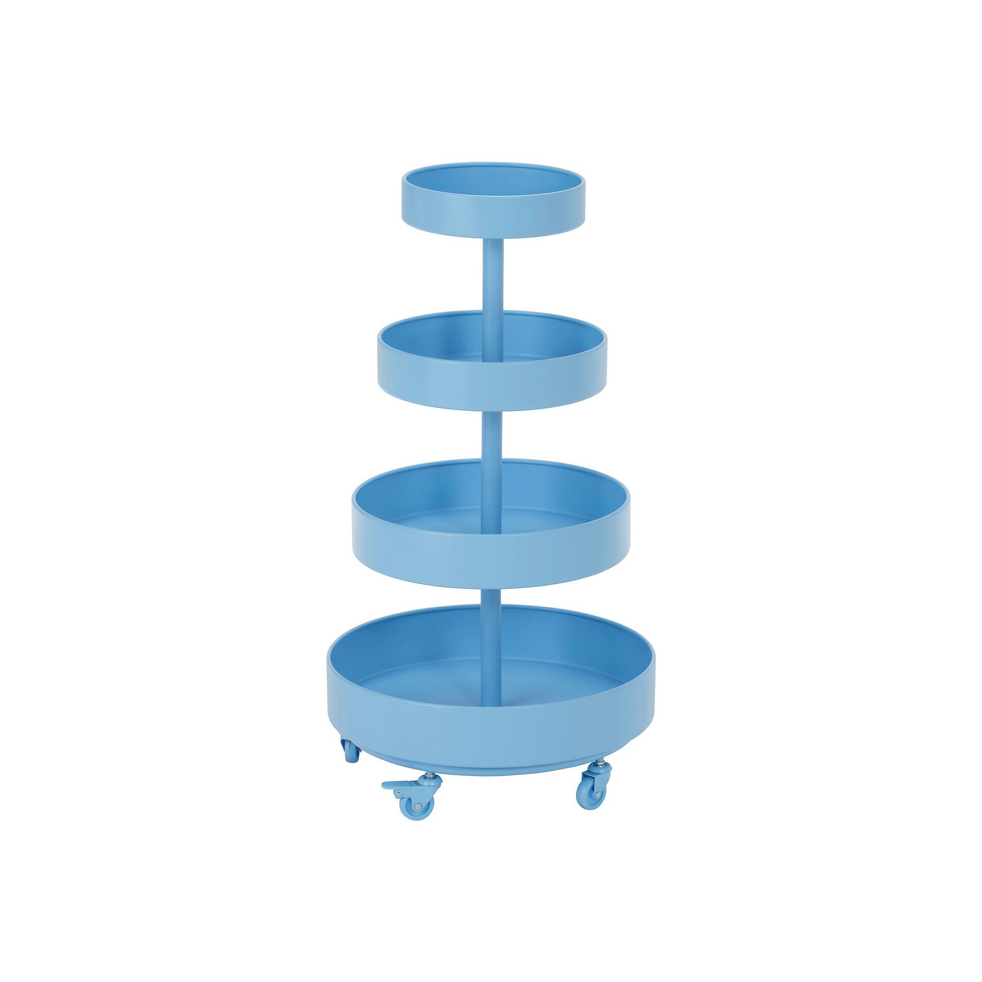 IKEA PS 2026 blue 89x48 cm serving tables with wheels - 40621074