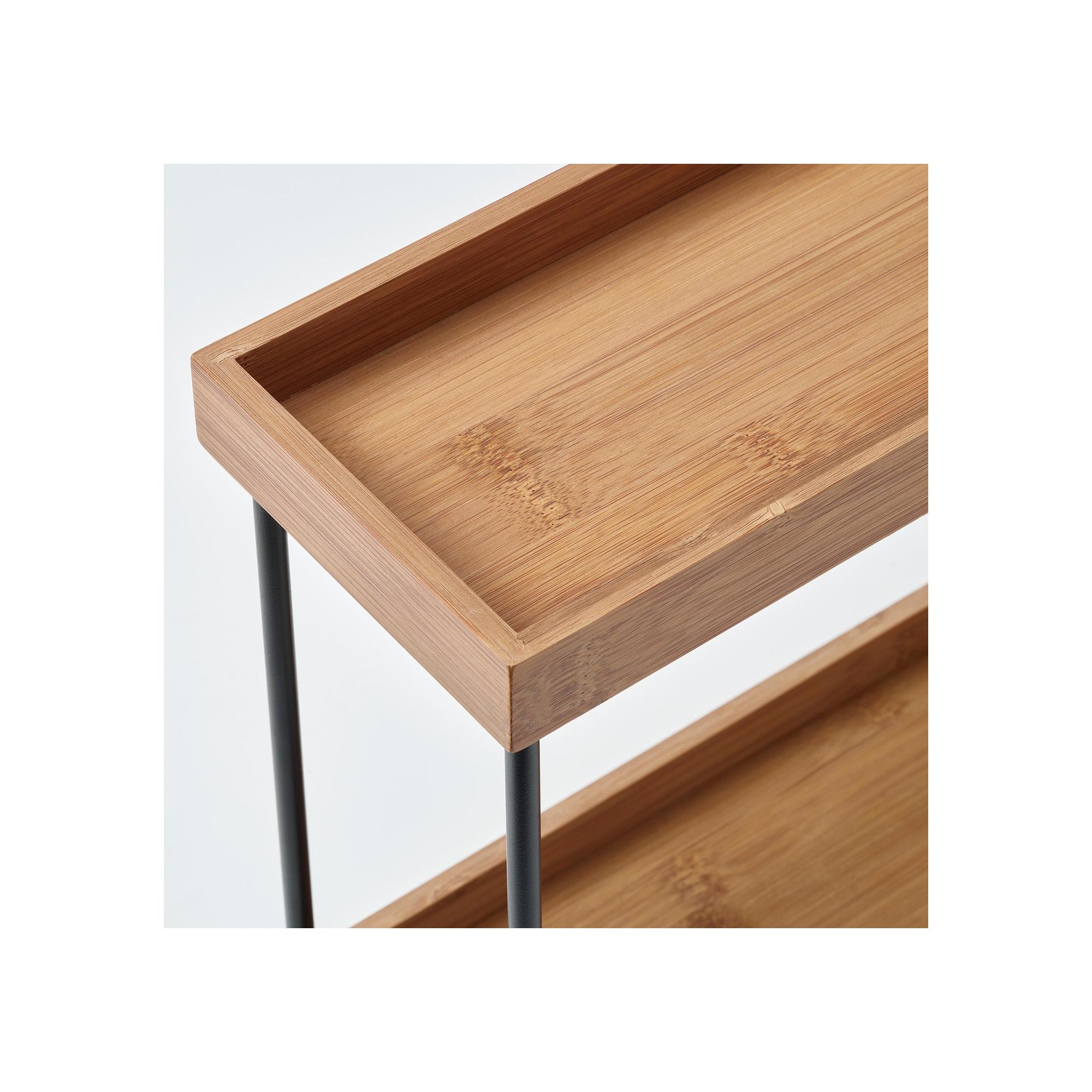 NALBLECKA metal-bamboo 38x13x28 cm counter top organizer - 10564616 | IKEA
