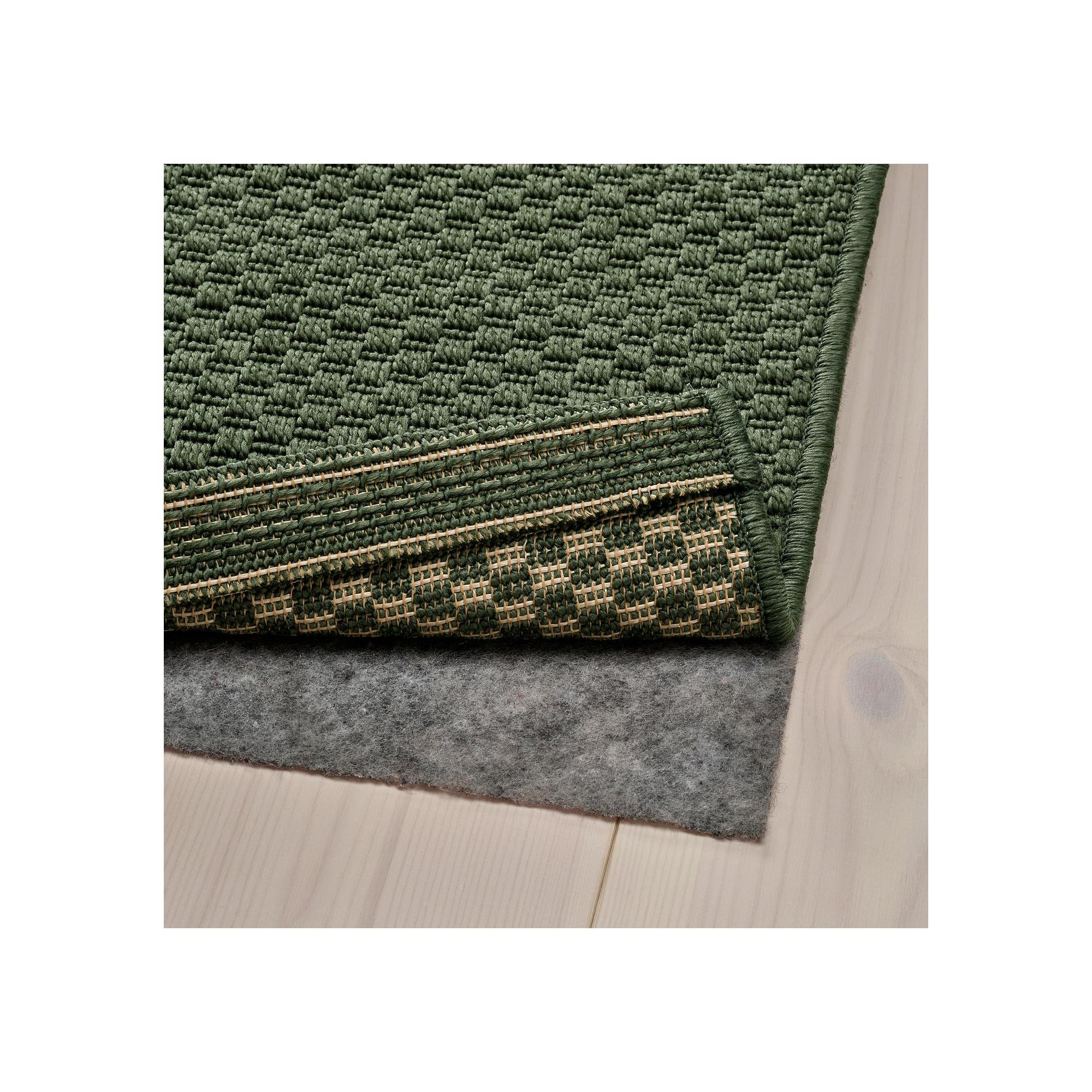 MORUM koyu yeşil 200x300 cm büyük halı - 00624183 | IKEA