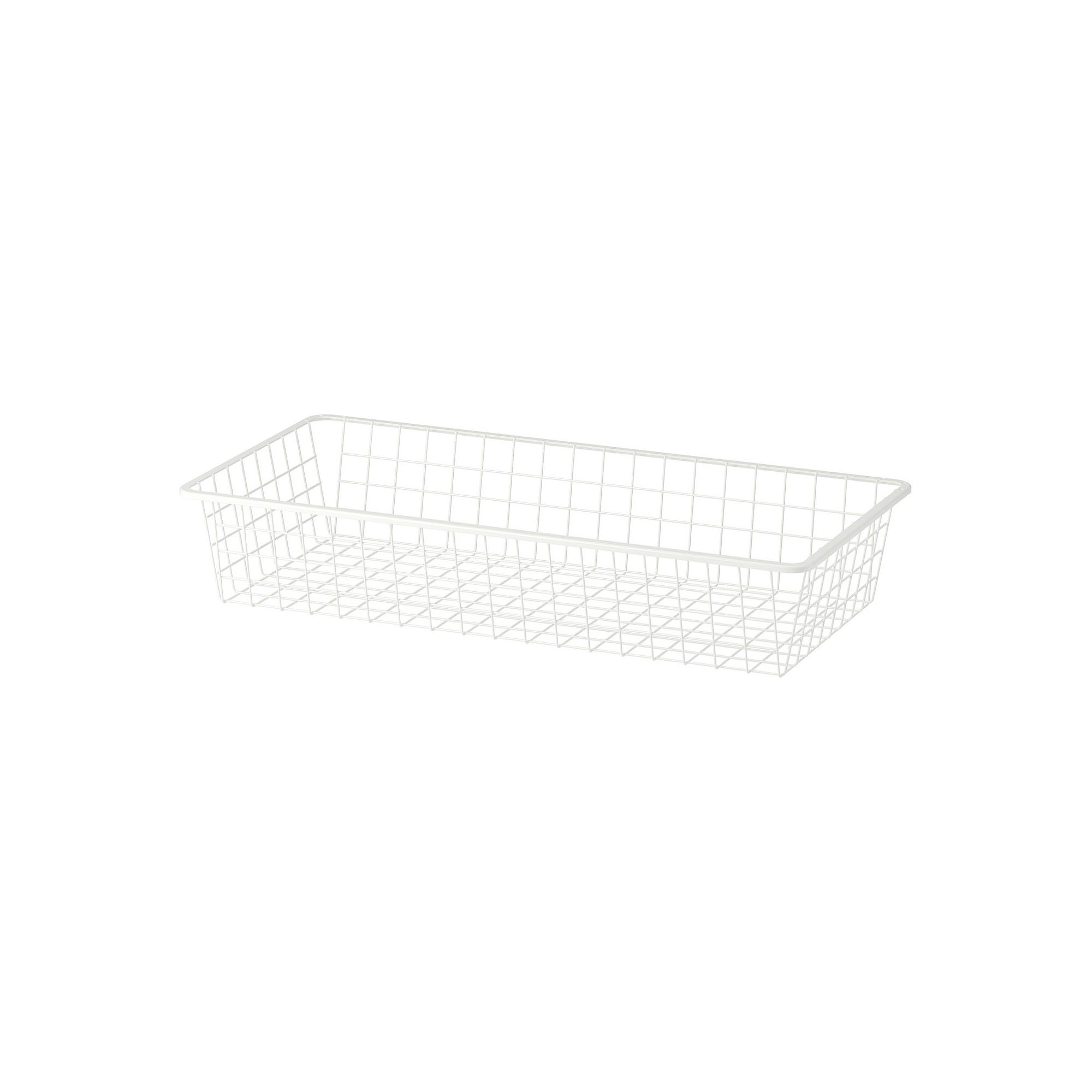 ALTARLIDEN white 80x42 cm wire basket - 60596686 | IKEA
