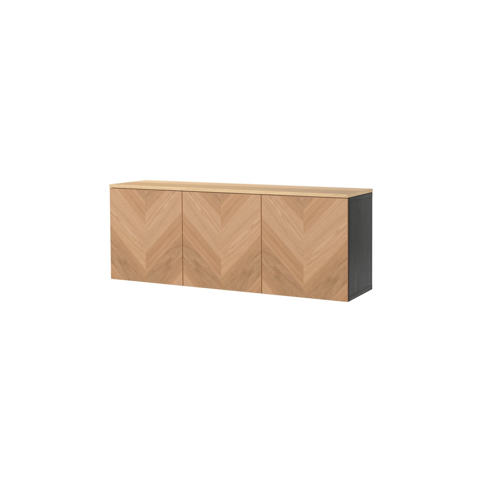 BESTA venge-meşe kaplama 180x42x66 cm duvar dolabı - 69623204 | IKEA