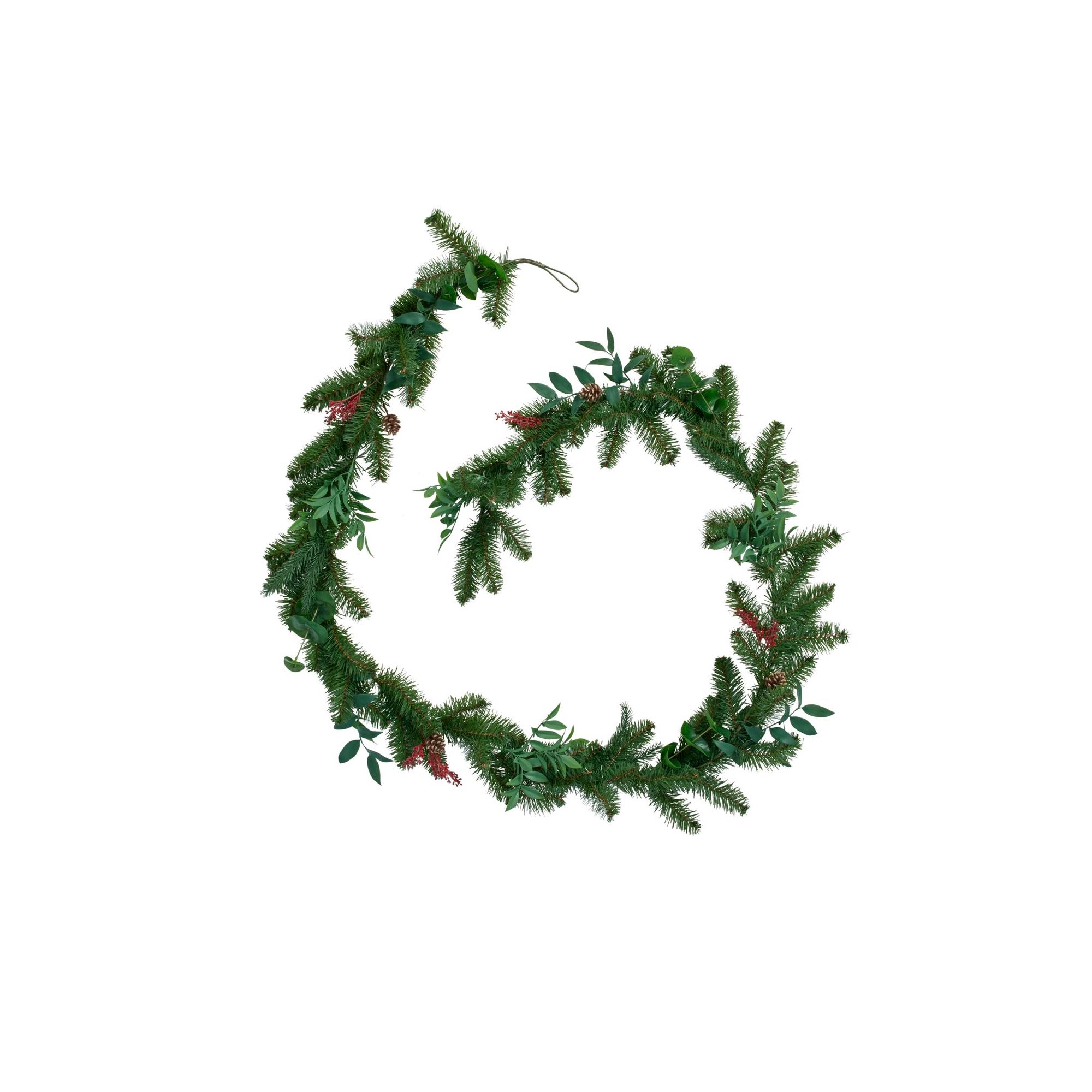 VINTERFINT green 3 m artificial wreath - 40636594 | IKEA