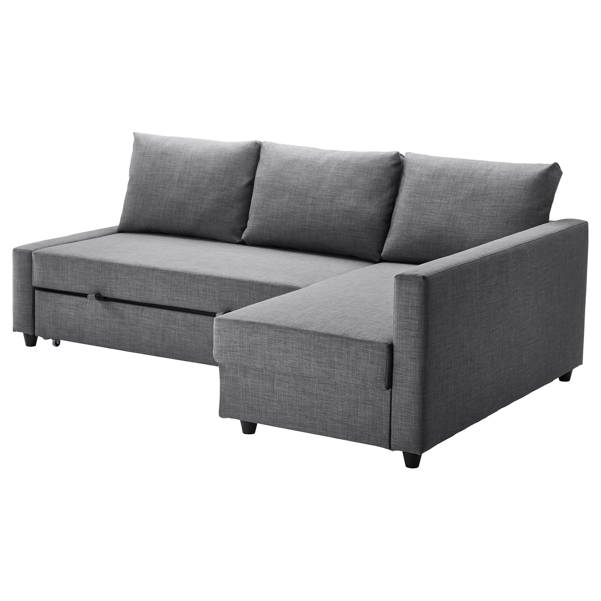 IKEA フリーヘーテン FRIHETEN skiftebo dark grey corner sofa-bed with storage