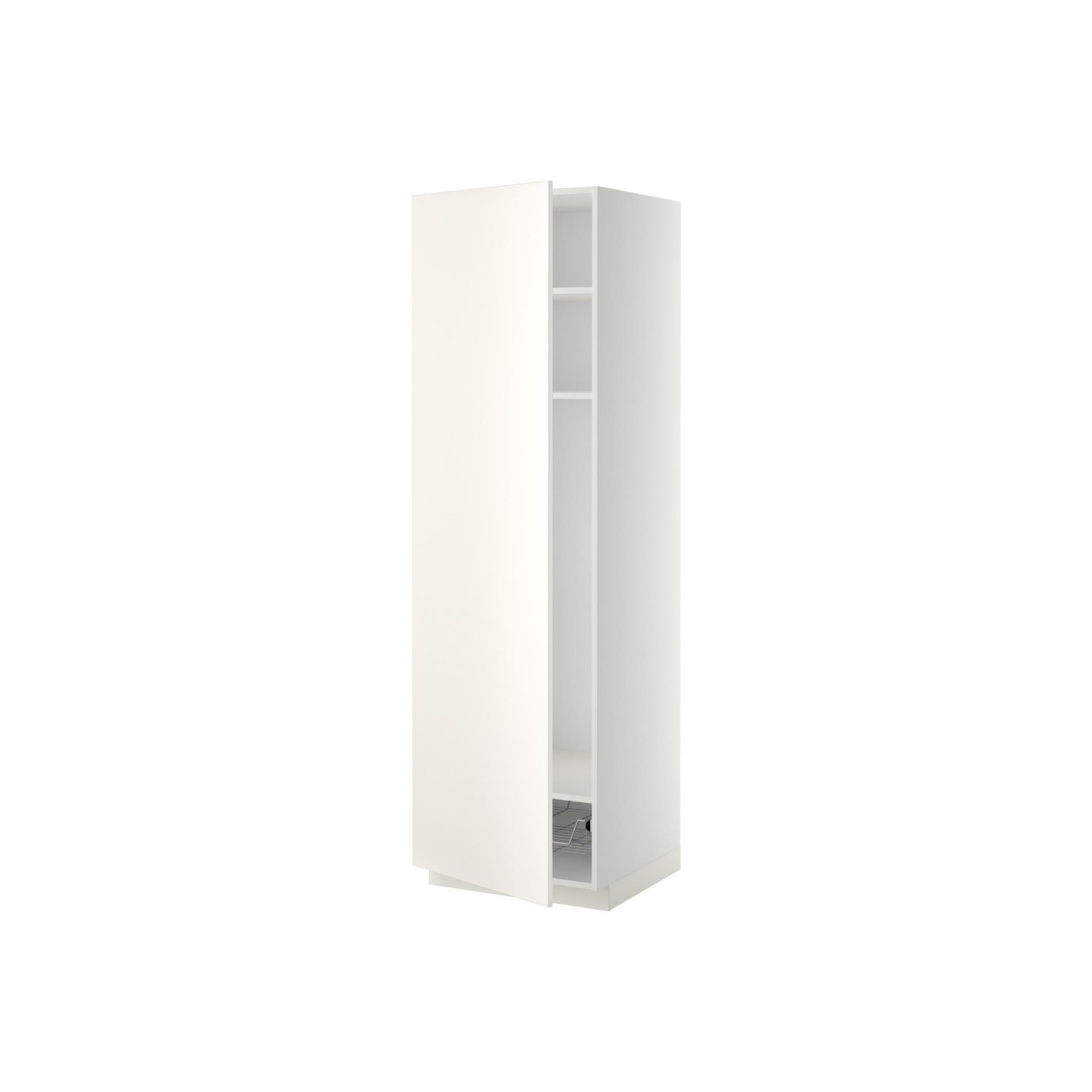 METOD VEDDINGE white 60x60x200 cm kitchen high cabinet - 39458658 | IKEA