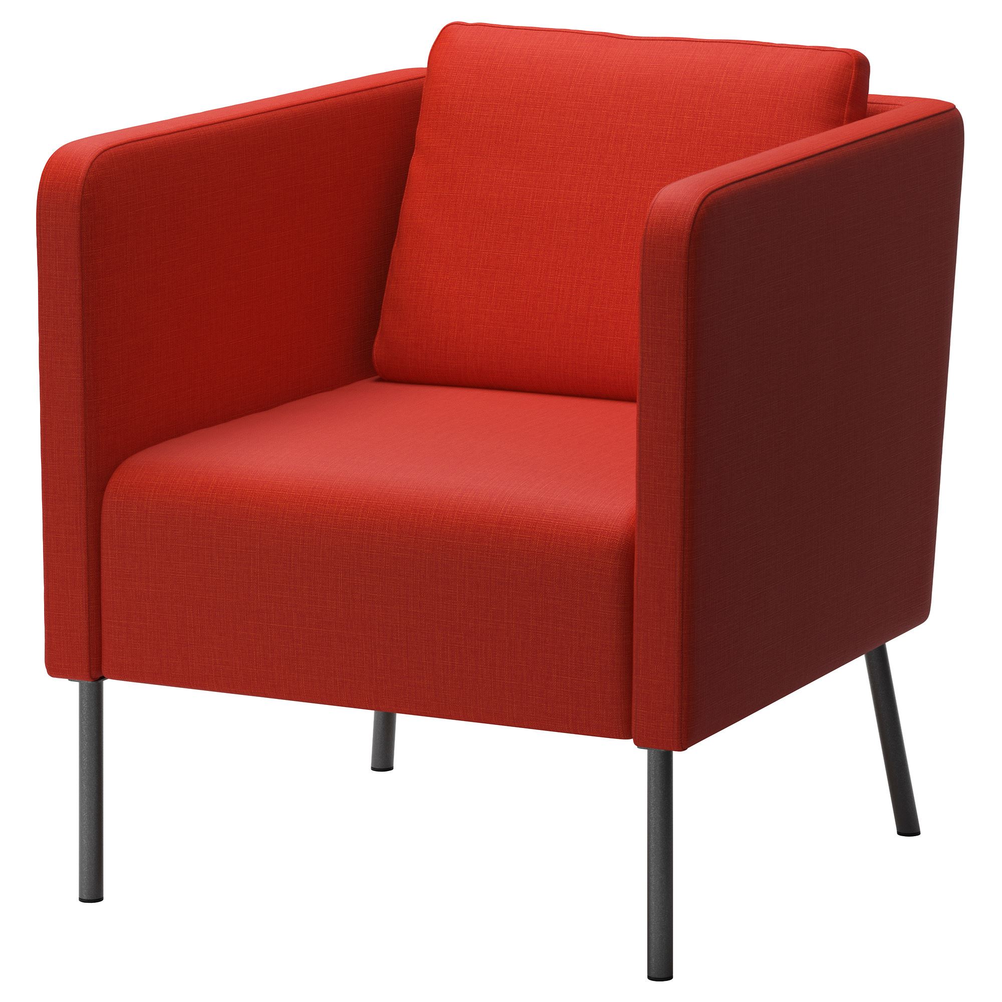 EKERÖ skiftebo orange wing chair - 80262880 | IKEA