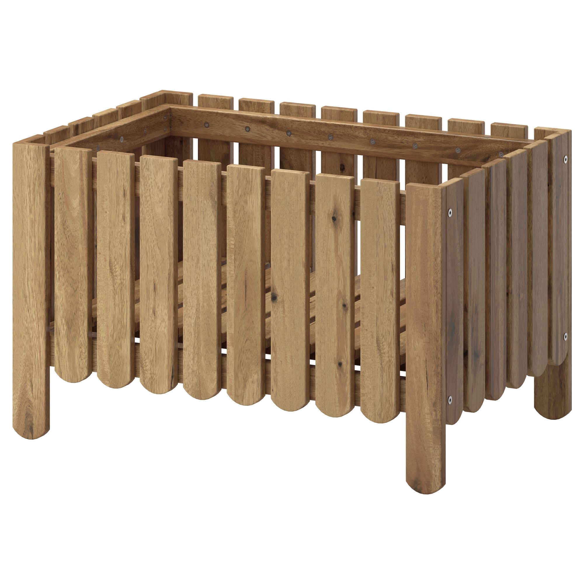 ASKHOLMEN light brown 39x38x62 cm plant stand - 30258673 | IKEA