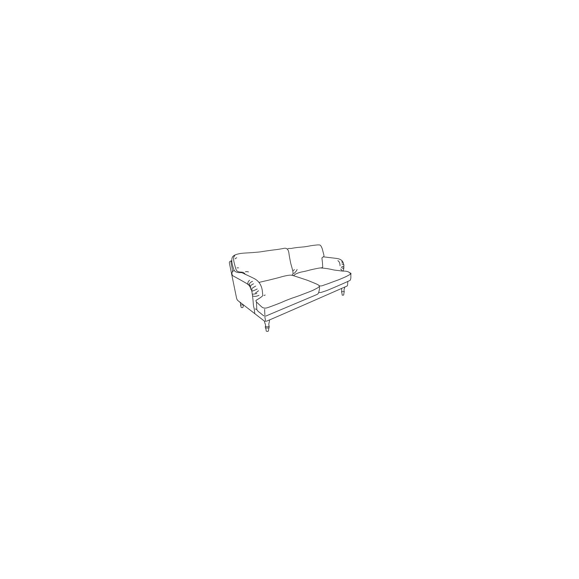 STOCKSUND renksiz 3'lü kanepe iskeleti - 40279670 | IKEA