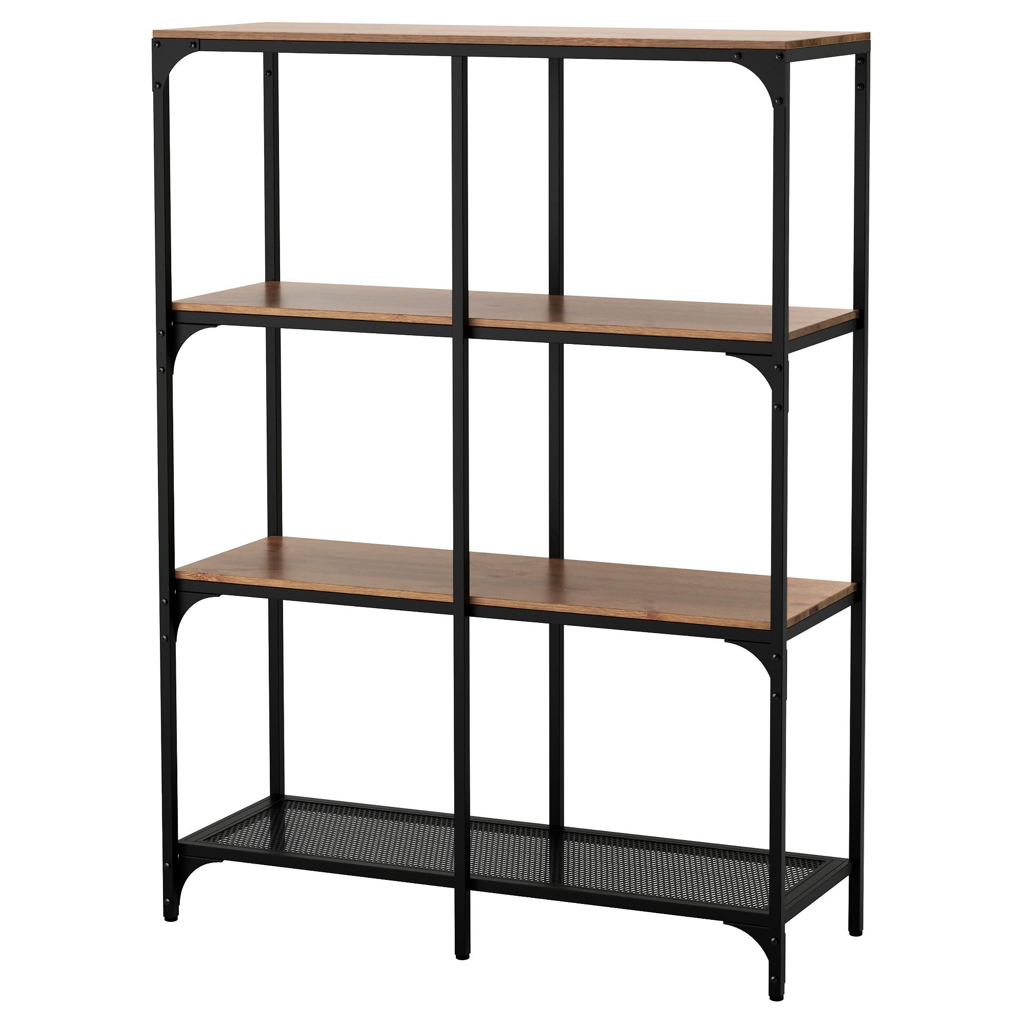FJALLBO black 100x136 cm open shelving unit - 70339291 | IKEA