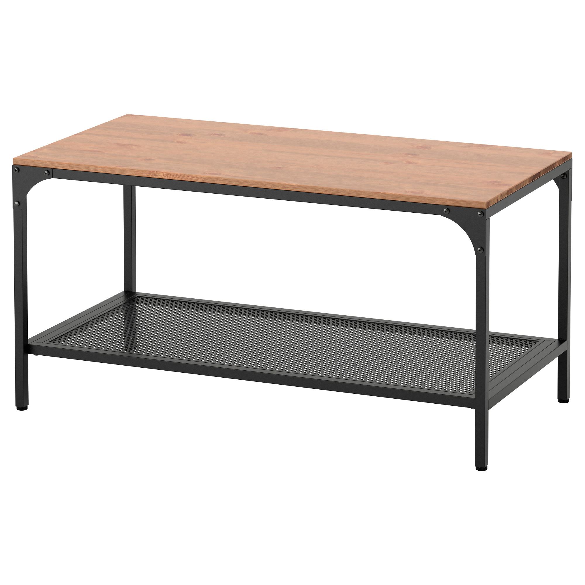 FJALLBO black 90x47 cm coffee table - 70335486 | IKEA