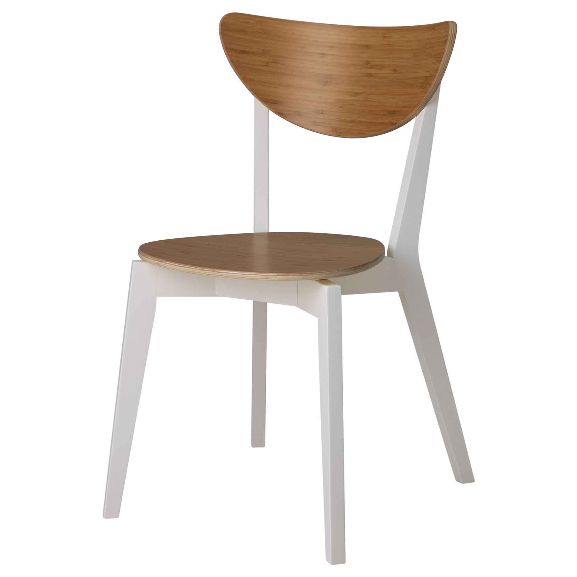 【remon.さま限定】IKEA Nordmyra NORDMYRA bambu-beyaz ahşap sandalye - 80373227 | IKEA